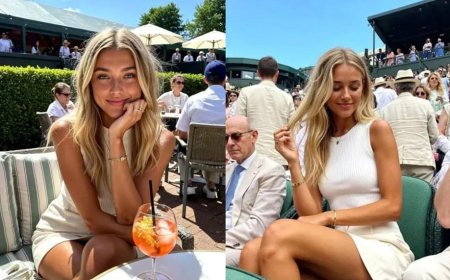 Wimbledon’da Güzelliğiyle Dikkat Çekti: Meğer Yapay Zekaymış