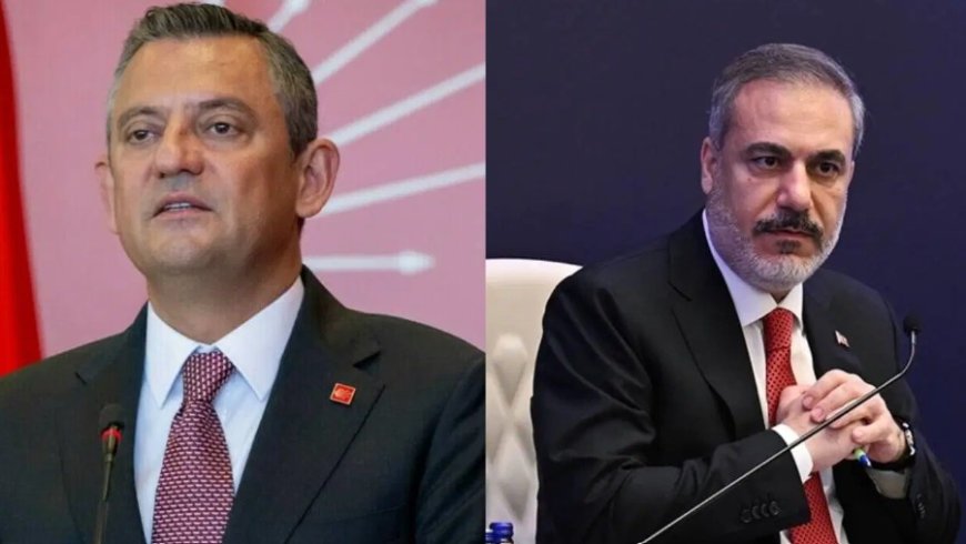 CHP’den Dışişleri’ne Bogota Tepkisi:  Fidan CHP’den Özür Dilemeli