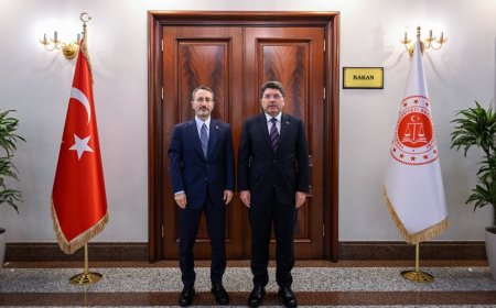 Türkiye İnsan Hakları ve Eşitlik Kurumu Başkanı Fahrettin Altun’dan Adalet Bakanı’na Ziyaret