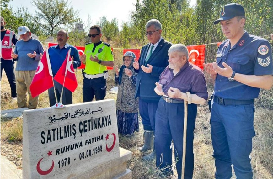 Çerkeş Kaymakamı Bulgurlu, Şehit Satılmış Çetinkaya’nın ailesini ziyaret etti