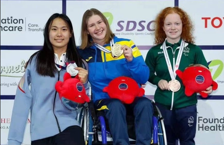 Анна Гонтар виборола п’ять медалей чемпіонату світу з параплавання у Сінгапурі