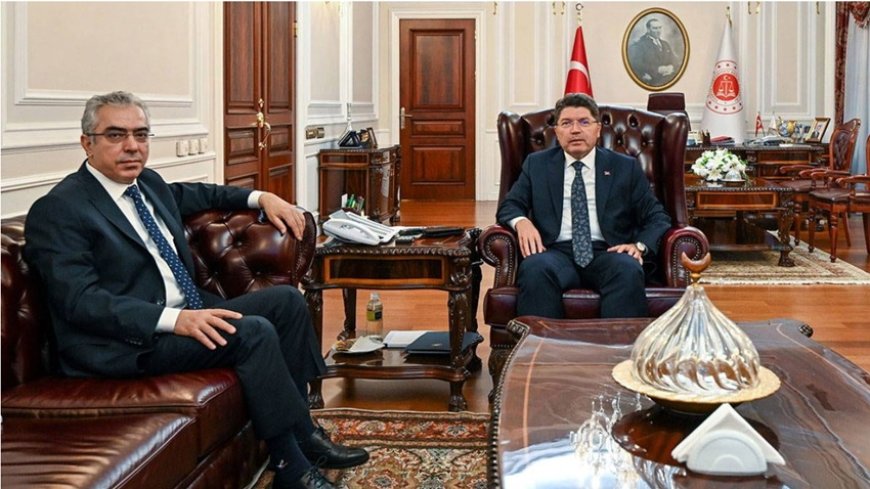 Mehmet Uçum’dan Adalet Bakanı Tunç’a ziyaret:  Hukuk politikalarında eşgüdüm  mesajı