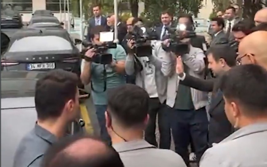 İstanbul adliye koridorlarında nezaket anı: Akın Gürlek, yeni Anadolu Başsavcısı Fatih Dönmez’i aracına uğurladı