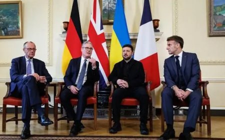 Zelenskiy Londra'da Avrupalı liderlerle barış planını görüştü