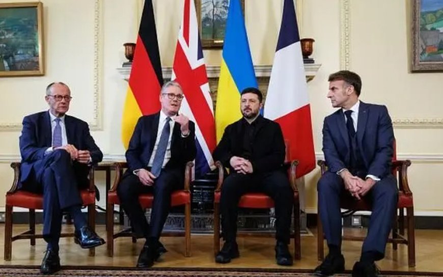 Zelenskiy Londra'da Avrupalı liderlerle barış planını görüştü