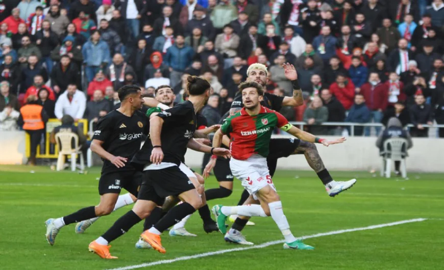 Karşıyaka zirve yarışında yara aldı: Lider Kütahyaspor uzatmada güldü