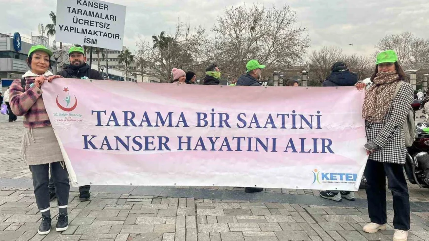 İzmir'de rahim ağzı kanseri farkındalığı için pedal çevrildi