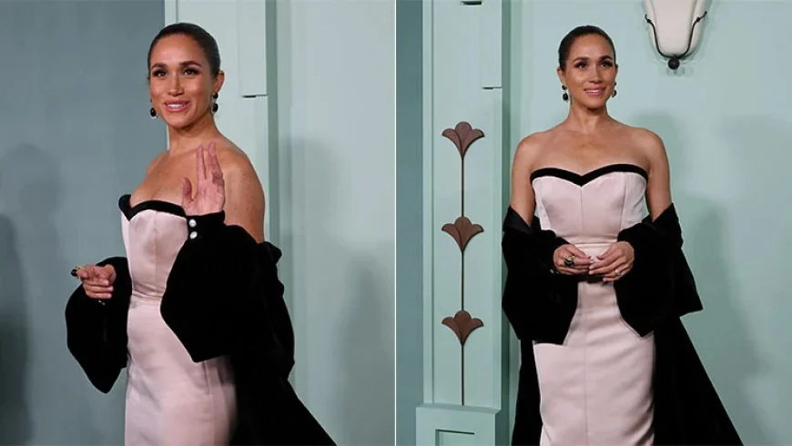 Meghan Markle galada göz kamaştırdı: Harry olmadan tek başına katıldı