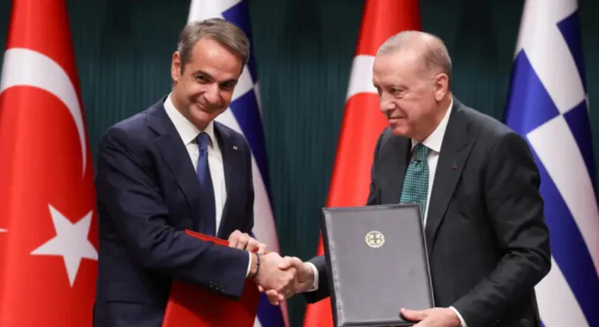Ankara'da Erdoğan-Miçotakis zirvesi: İmzalar atıldı, diyalog vurgusu