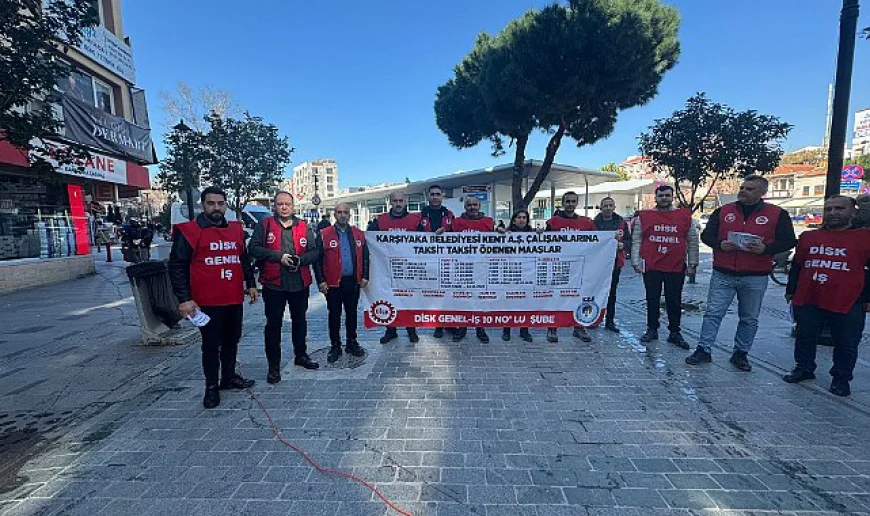 Sendikadan Karşıyaka Belediyesi'ne Kent A.Ş. tepkisi