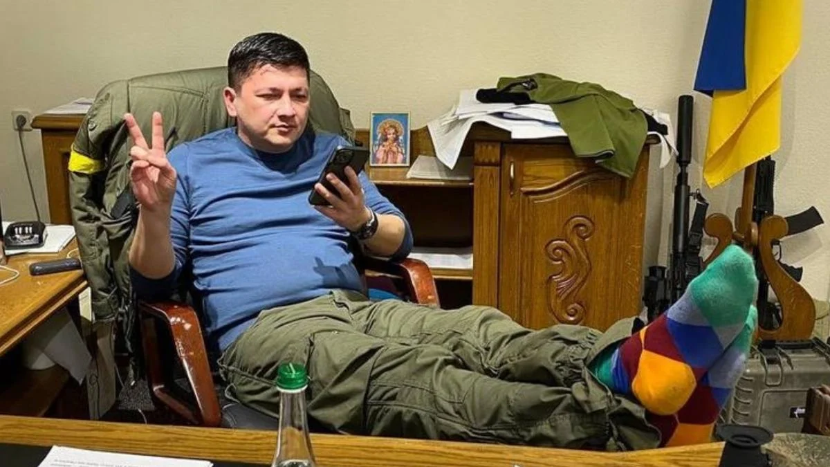 Vitali Kim’in fotoğrafı Ukrayna’da moral sembolüne dönüştü
