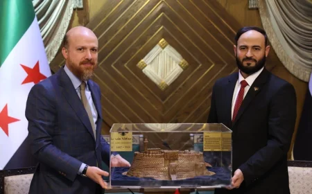 Bilal Erdoğan’dan Suriye’de Halep ziyareti