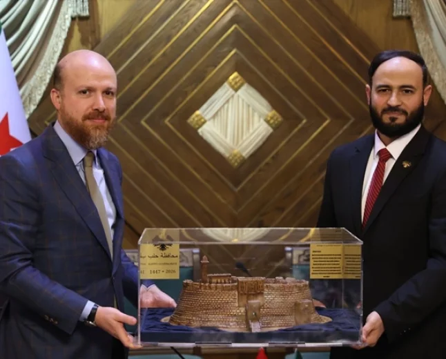 Bilal Erdoğan’dan Suriye’de Halep ziyareti