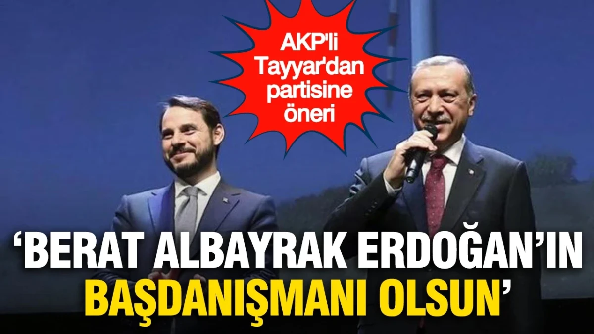 Şamil Tayyar’dan AK Parti’ye Berat Albayrak için başdanışmanlık önerisi