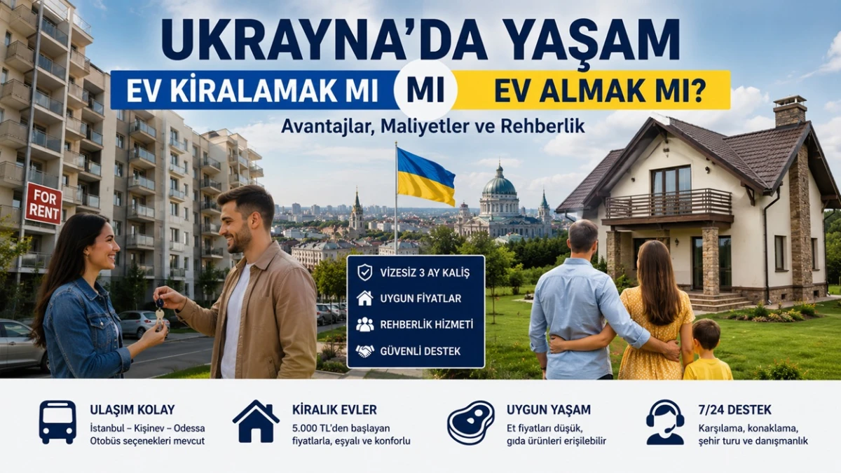 Ukrayna’da ev almak mı, kiralamak mı daha mantıklı?