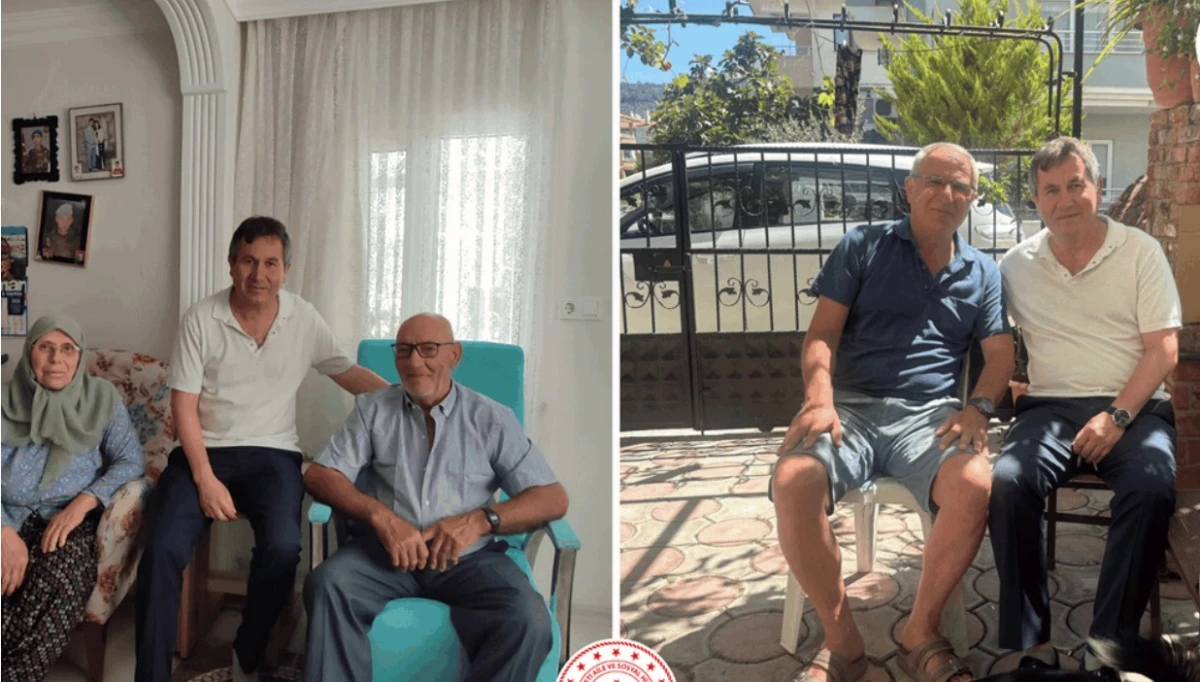 Hamiyet Feridun Sözen Huzurevi’nden şehit babalarına ziyaret