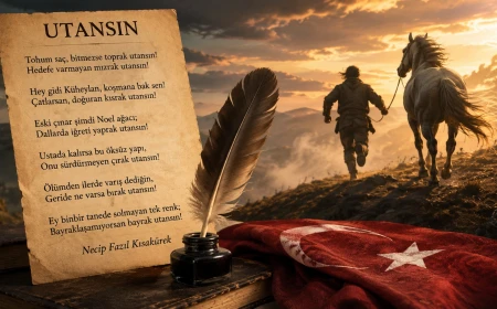 Necip Fazıl’ın Utansın şiiri emek ve sorumluluğu anlatıyor