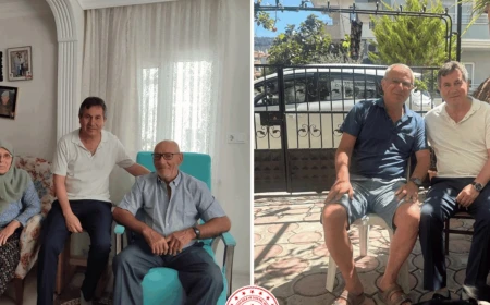Hamiyet Feridun Sözen Huzurevi’nden şehit babalarına ziyaret