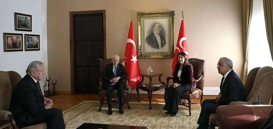DEM Parti heyeti Bahçeli ile görüştü: İmralı talebi iddiası