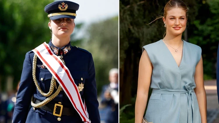 Prenses Leonor üç yıllık askerî eğitimini tamamlayarak teğmen oldu