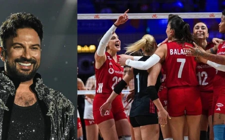 Tarkan'dan Şampiyon Filenin Sultanları'na Tebrik: Ağlattınız Beni Kızlar