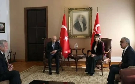 DEM Parti heyeti Bahçeli ile görüştü: İmralı talebi iddiası