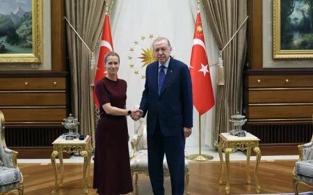 Erdoğan, NATO zirvesi öncesi AB heyetini Ankara’da kabul etti