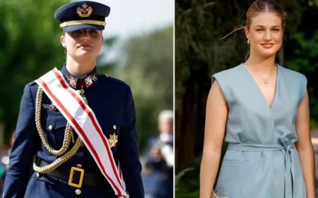 Prenses Leonor üç yıllık askerî eğitimini tamamlayarak teğmen oldu