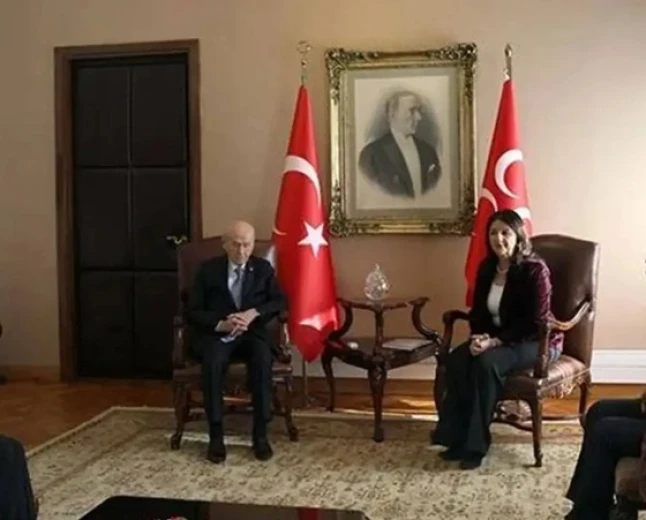 DEM Parti heyeti Bahçeli ile görüştü: İmralı talebi iddiası