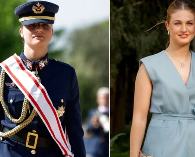 Prenses Leonor üç yıllık askerî eğitimini tamamlayarak teğmen oldu