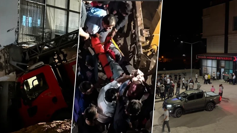 Hakkari’de itfaiye aracının kaydığı kazada uzman çavuş hayatını kaybetti