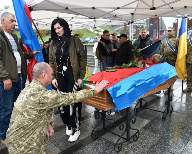 Kiev’de Azerbaycan kökenli Ukrayna askeri İlyas Abdullayev’e veda